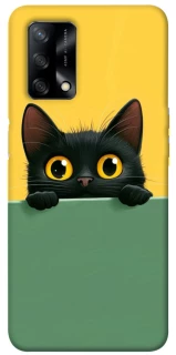 Чехол на Oppo A74 4G Black cat v2 фото 1 из 1