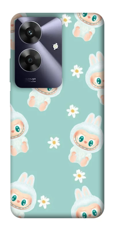 Чехол на Realme Note 60 Labubu Green фото 1 из 1