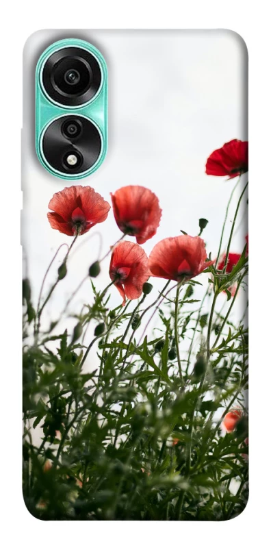 Чохол на Oppo A78 4G Поле маків фото 1 з 1