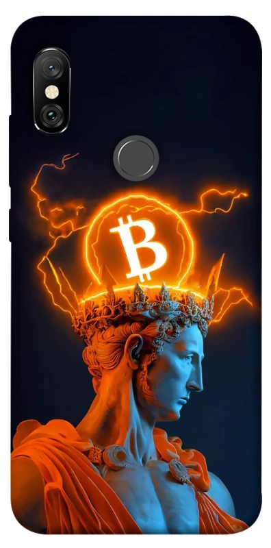 Чохол на Xiaomi Redmi Note 6 Pro Bitcoin God фото 1 з 1