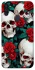 Чохол на Samsung Galaxy M11 skull and rose фото 1 з 1