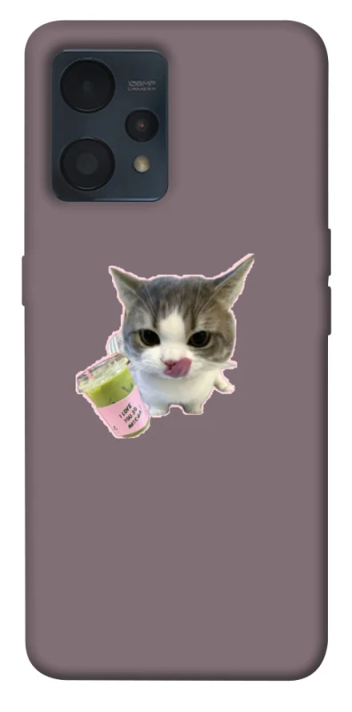 Чохол на Realme 9 4G / 9 Pro+ cat matcha фото 1 з 1
