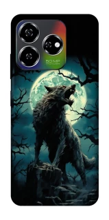 Чохол на ZTE Nubia V60 Вовк під місяцем фото 1 з 1