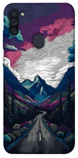 Чехол на Samsung Galaxy M11 Нарисованные горы фото 1 из 1