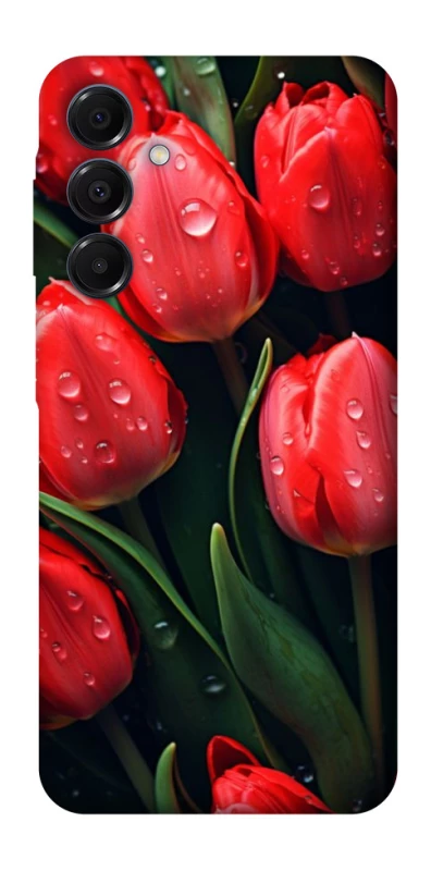 Чохол на Samsung Galaxy A16 4G/5G Червоні тюльпани фото 1 Чохол на Samsung Galaxy A16 4G/5G Червоні тюльпани фото 1 з 1