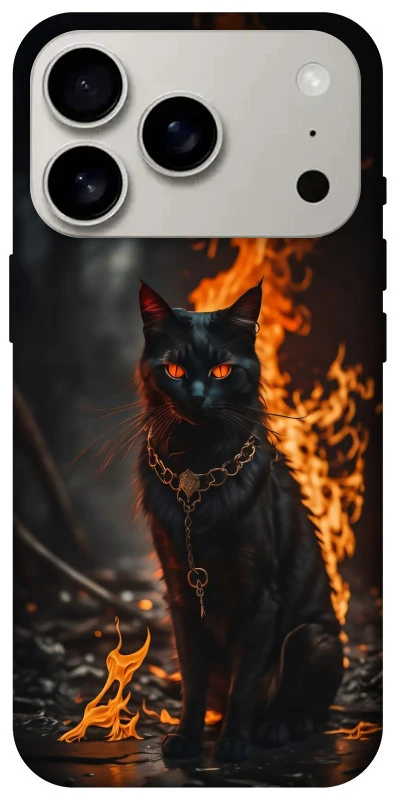 Чохол на Apple iPhone 17 Pro (6.3") Вогняний кіт фото 1 з 1