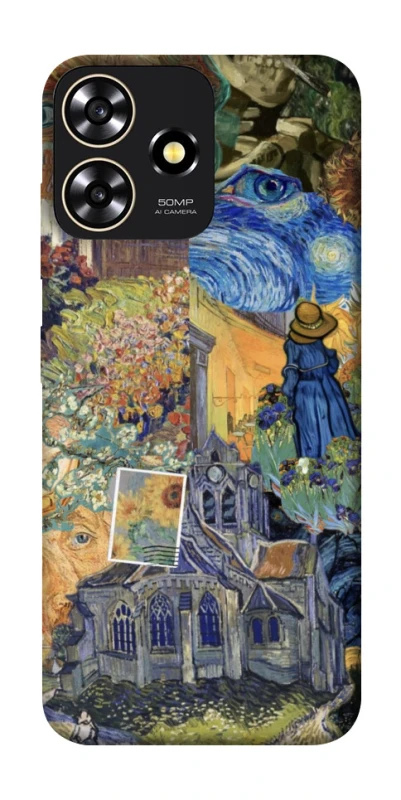 Чохол на ZTE Blade A73 4G Van Gogh collage фото 1 з 1