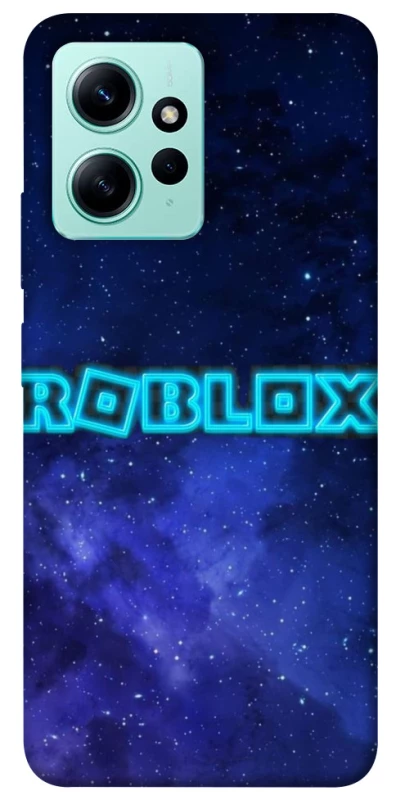 Чехол на Xiaomi Redmi Note 12 4G Roblox Space Logo Blue фото 1 из 1