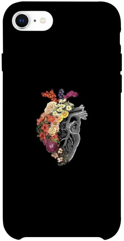 Чохол на Apple iPhone SE (2020) Heart with flowers фото 1 з 1