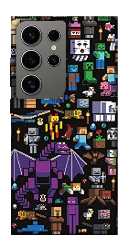 Чохол на Samsung Galaxy S24 Ultra Minecraft v5 фото 1 з 1