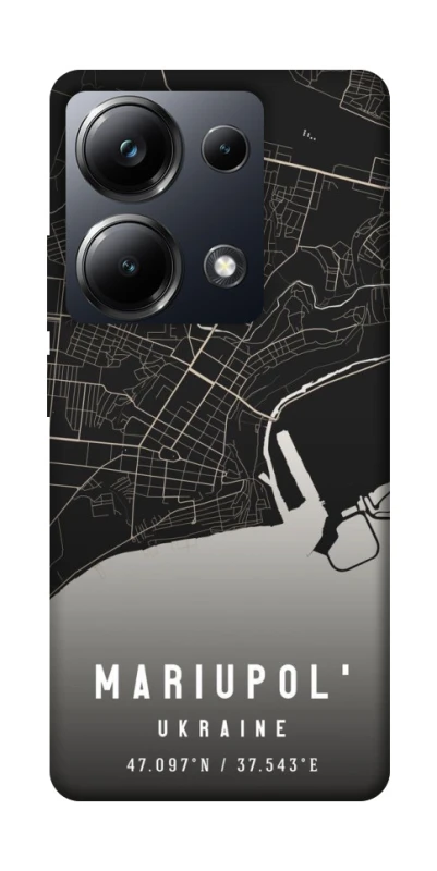 Чехол на Xiaomi Poco M6 Pro 4G Mariupol map фото 1 из 1
