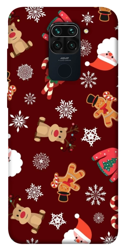 Чохол на Xiaomi Redmi Note 9 / Redmi 10X Новорічний v6 фото 1 з 1