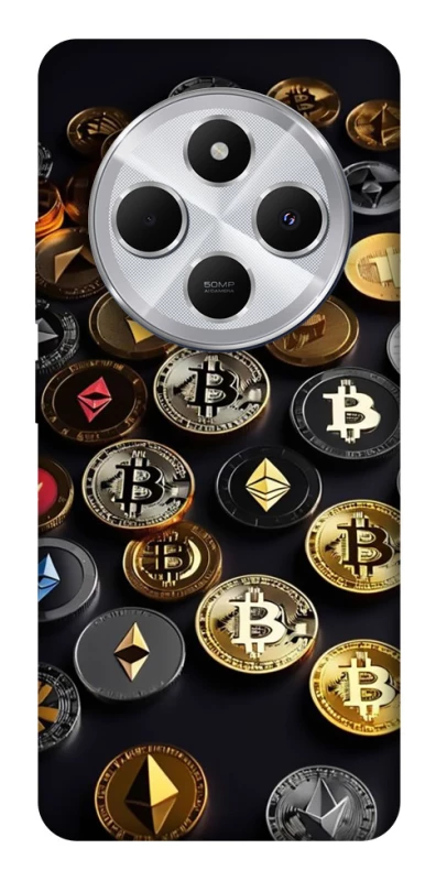 Чохол на Xiaomi Redmi 14C / Poco C75 Many coins фото 1 з 1