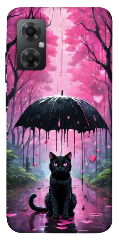Чохол на Xiaomi Redmi Note 11R Black cat фото 1 з 1