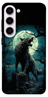 Чохол на Samsung Galaxy S23+ Вовк під місяцем фото 1 з 1