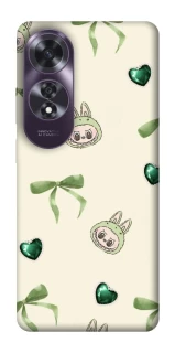 Чохол на Oppo A60 Labubu Green Heart фото 1 з 1