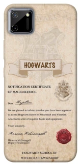Чехол на Realme C11 The Hogwarts acceptance letter фото 1 из 1