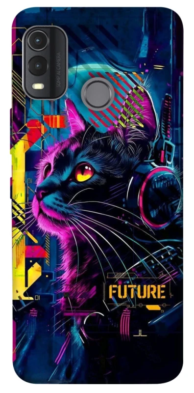 Чохол на Nokia G11 Plus Cyber Cat v2 фото 1 з 1