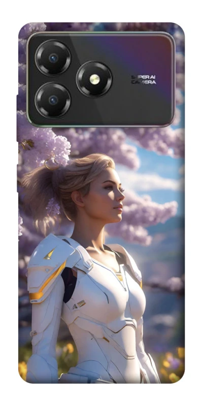 Чохол на ZTE Blade A36 Cyber space girl ver.1 фото 1 з 1