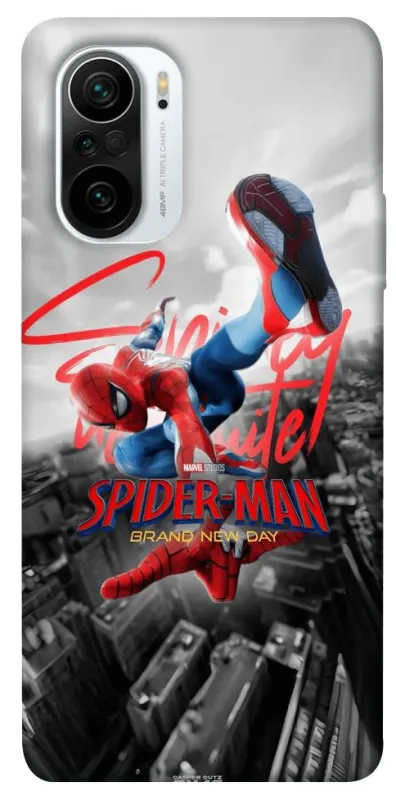 Чехол на Xiaomi Redmi K40 / K40 Pro / K40 Pro+ / Poco F3 Spider Man ver.1 фото 1 из 1