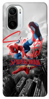 Чехол на Xiaomi Redmi K40 / K40 Pro / K40 Pro+ / Poco F3 Spider Man ver.1 фото 1 из 1