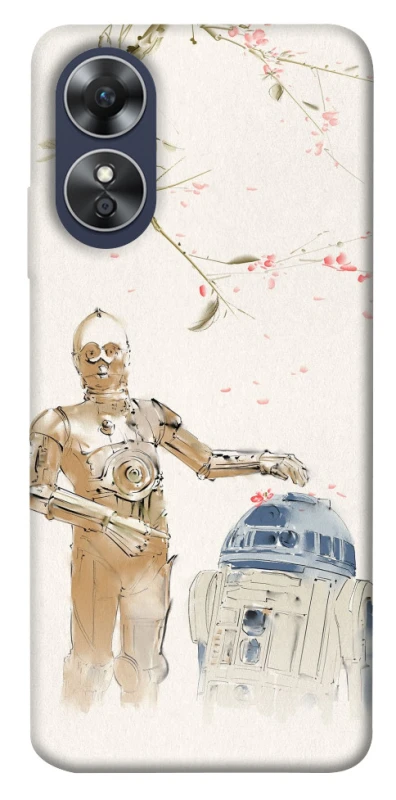 Чохол на Oppo A17 Star Wars robots фото 1 з 1