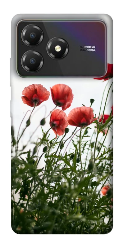 Чехол на ZTE Blade A36 Поле маков фото 1 из 1