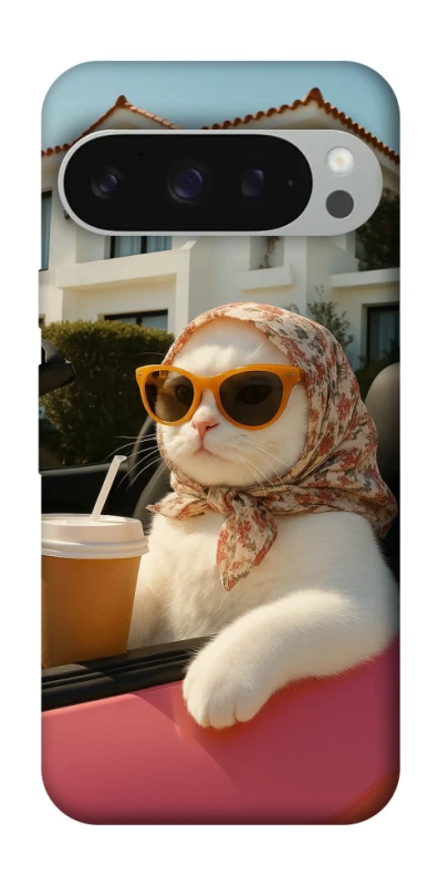Чехол на Google Pixel 10 Pro XL Stylish Cat Cruise фото 1 Чехол на Google Pixel 10 Pro XL Stylish Cat Cruise фото 1 из 1