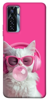 Чехол на TECNO Camon 17 Pro Pink kitty фото 1 из 1