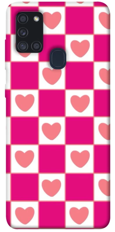 Чохол на Samsung Galaxy A21s Chess heart фото 1 з 1