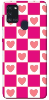 Чохол на Samsung Galaxy A21s Chess heart фото 1 з 1
