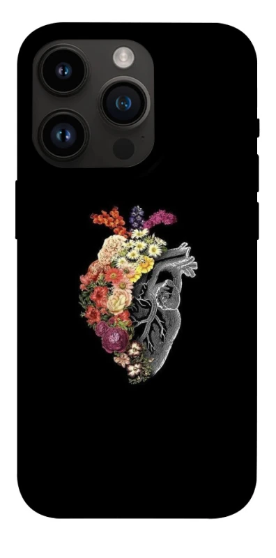 Чохол на Apple iPhone 14 Pro (6.1") Heart with flowers фото 1 з 1