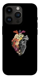 Чохол на Apple iPhone 14 Pro (6.1") Heart with flowers фото 1 з 1