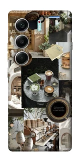 Чохол на Tecno Camon 40 Pro Coffee collage ver.4 фото 1 з 1