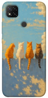 Чохол на Xiaomi Redmi 9C cats on wall фото 1 Чохол на Xiaomi Redmi 9C cats on wall фото 1 з 1