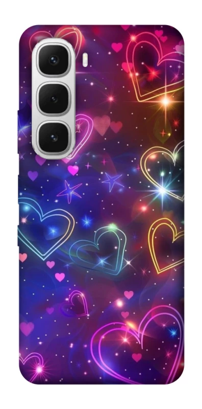 Чохол на Infinix Hot 60i Drawn hearts фото 1 з 1