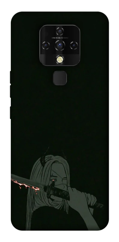 Чехол на TECNO Camon 16 SE Человек-Бензопила фото 1 из 1