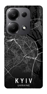 Чехол на Xiaomi Redmi Note 13 Pro 4G Kyiv map фото 1 из 1