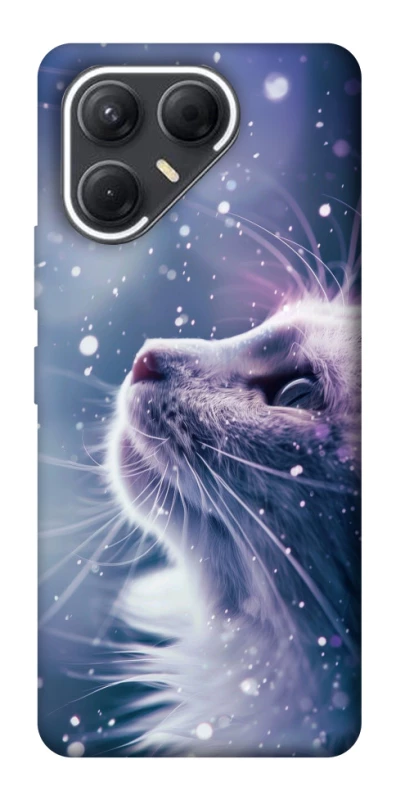 Чехол на TECNO Pova 7 Snow cat фото 1 из 1