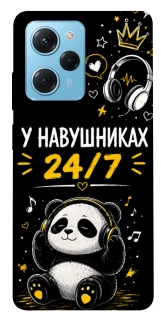 Чехол на Xiaomi Poco X5 Pro 5G У навушниках 24/7 фото 1 из 1