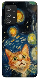Чехол на Samsung Galaxy A52 4G / A52 5G paint cat фото 1 из 1