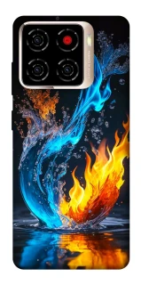 Чехол на ZTE Blade A56 Water And Fire фото 1 из 1