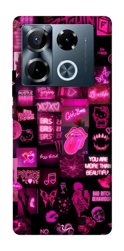 Чехол на Infinix Note 40 Pro 4G Hot collage ver.8 фото 1 из 1