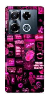 Чехол на Infinix Note 40 Pro 4G Hot collage ver.8 фото 1 из 1