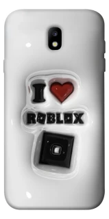 Чохол на Samsung J730 Galaxy J7 (2017) I love Roblox фото 1 з 1
