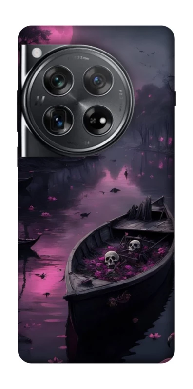 Чехол на OnePlus 12 Boat and flamingo фото 1 из 1