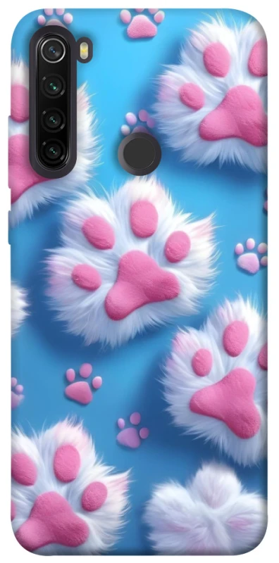 Чохол на Xiaomi Redmi Note 8T Cat paw фото 1 з 1