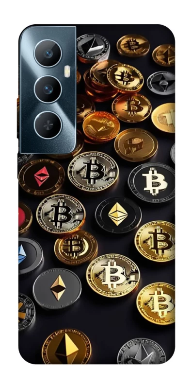 Чехол на Realme C65 4G Many coins фото 1 из 1