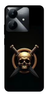 Чехол на Realme Note 60x Golden Skull фото 1 из 1