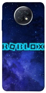 Чохол на Xiaomi Redmi Note 9 5G / Note 9T Roblox Space Logo Blue фото 1 з 1